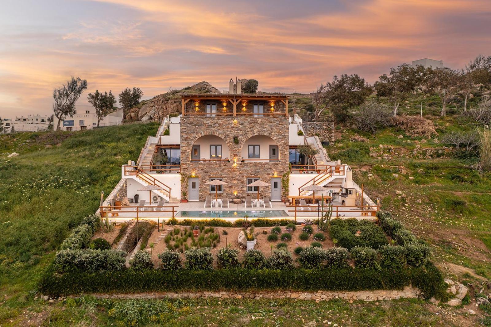 Villa Papa Glinado Naxos Exterior foto